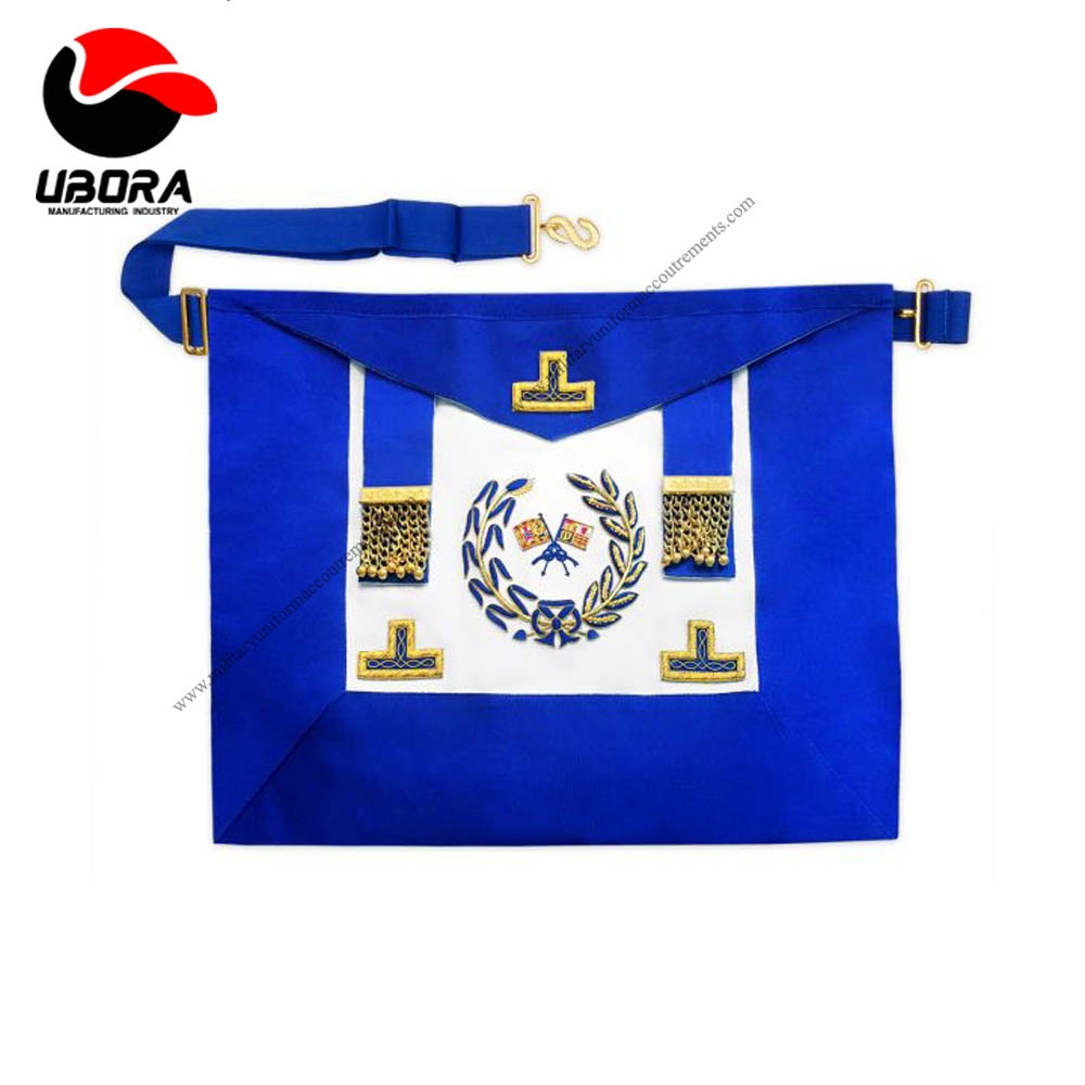 Mark Degree Lambskin Master Masons Apron nice blue color apron